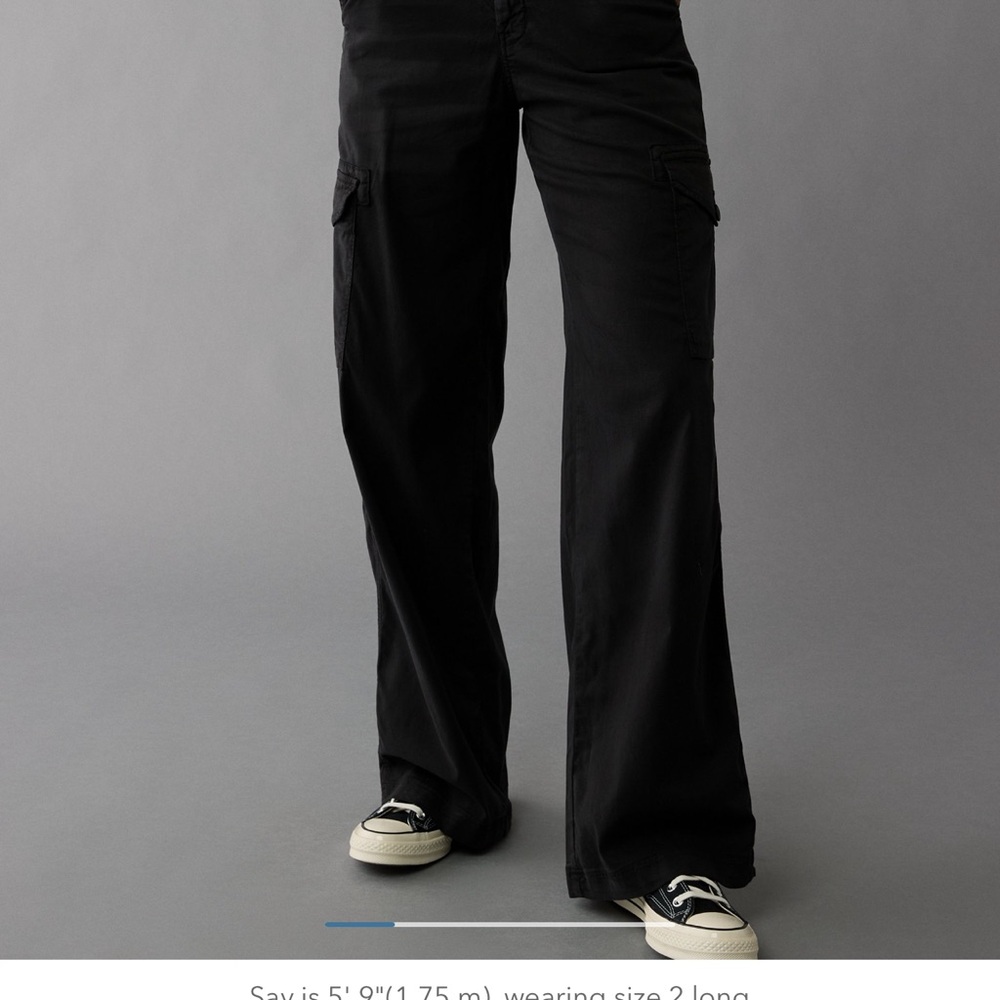 American Eagle wide leg cargo pants dreamy drape